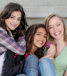 photo of smiling teen